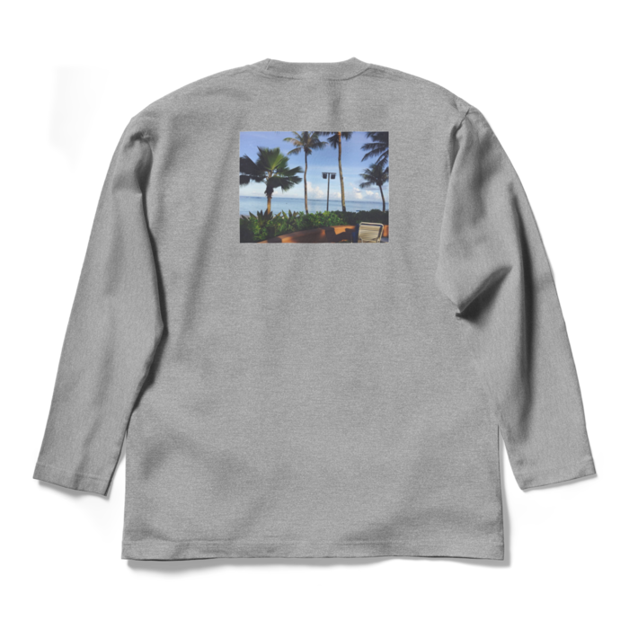 ロングスリーブTシャツ - L - 杢グレー(1)