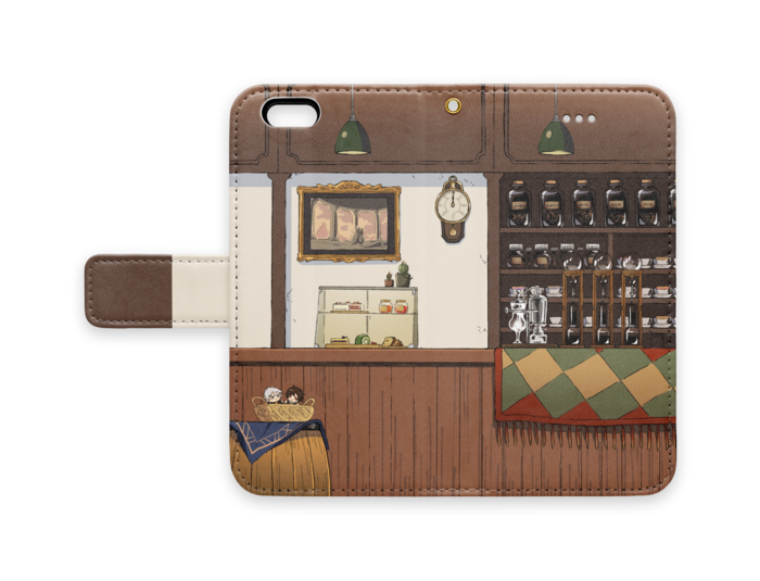 手帳型iPhoneケース - iPhone 6 / 6s - ストラップ穴 あり
