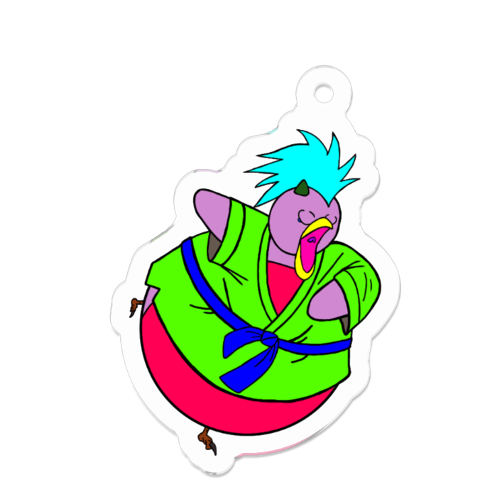 アクリルキーホルダー（コーティング） - 50 x 50 (mm)