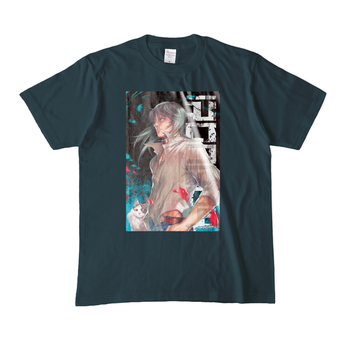 カラーTシャツ(濃色) - M - デニム