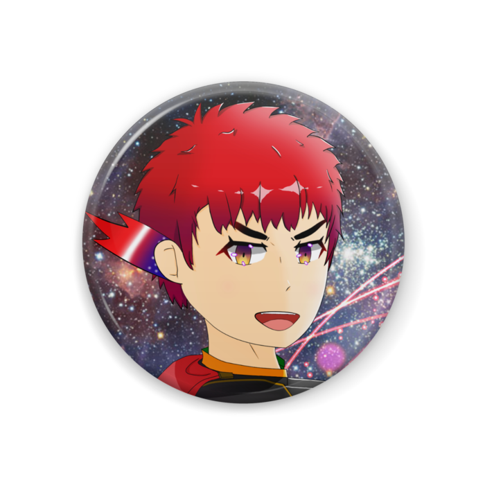 2周年記念イラスト缶バッジ - 44mm