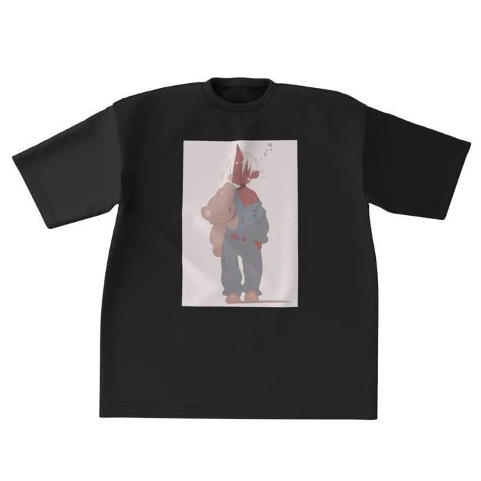 ビッグシルエットTシャツ - XL - 正面(2)