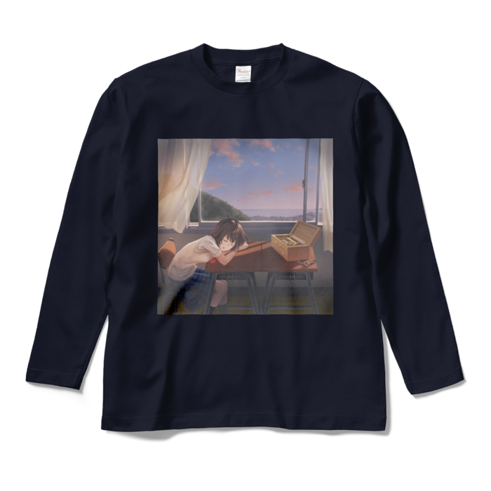 ロングスリーブTシャツ - M - ネイビー