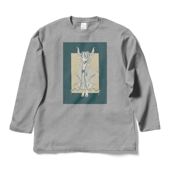 ロングスリーブTシャツ - L - 杢グレー