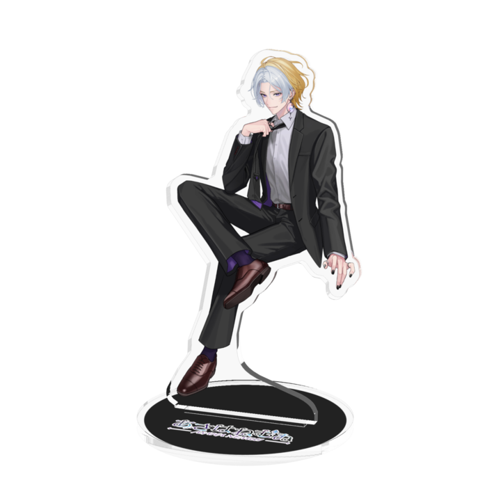 スーツ（笑顔） - 100x100mm