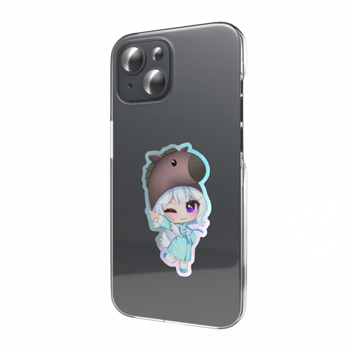 オーロラスマホステッカー - 縦