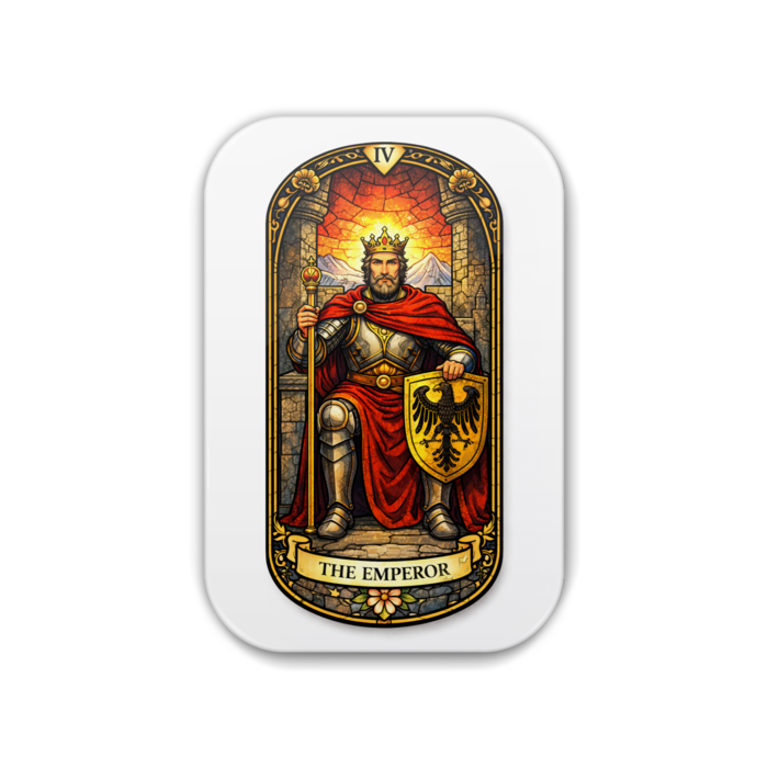 ザ・エンペラー缶バッジ - 角丸 51x76mm(4)