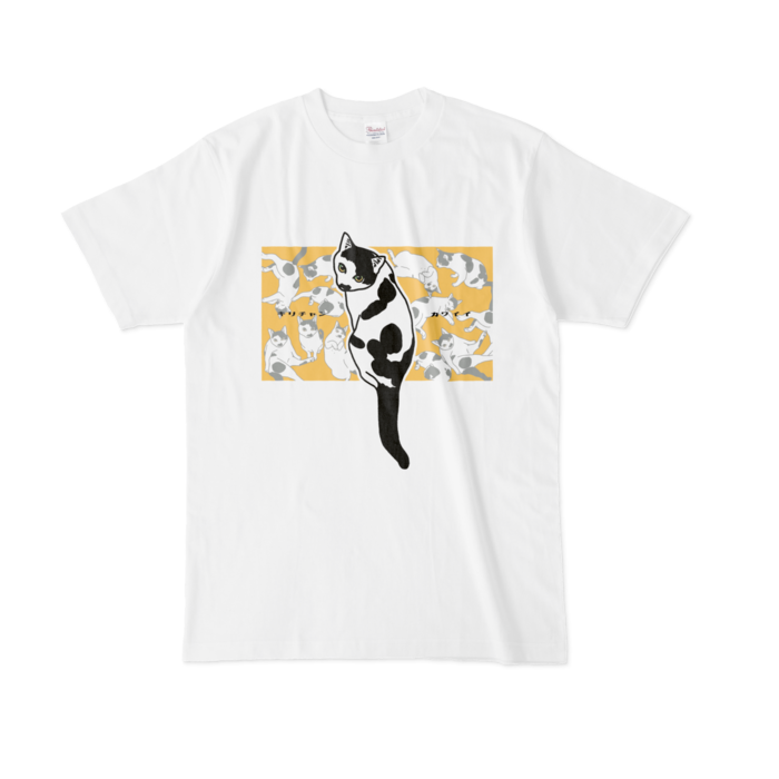 見返りキリチャンカワイイTシャツ - L - 白