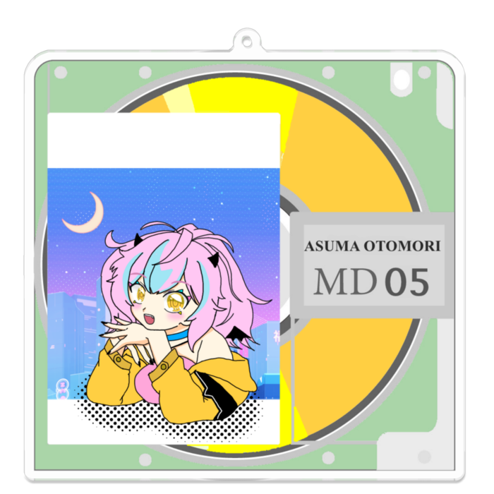 アクリルキーホルダー - 100 x 100 (mm)