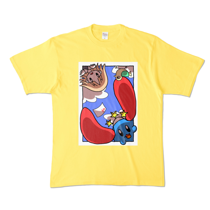 カラーTシャツ - XL - イエロー (濃色)