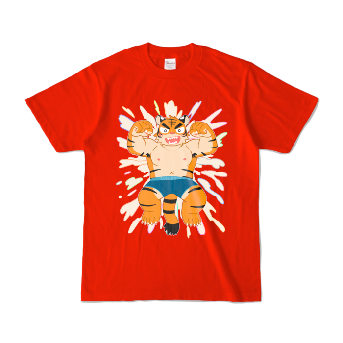 カラーTシャツ - S - レッド (濃色)