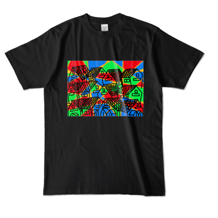 カラーTシャツ - L - ブラック (濃色)