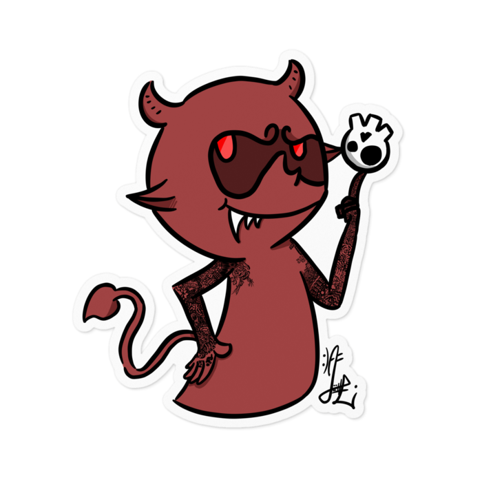 ステッカー - 100 x 100 (mm)