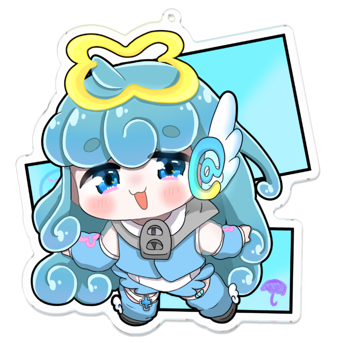 アクリルキーホルダー - 100 x 100 (mm)