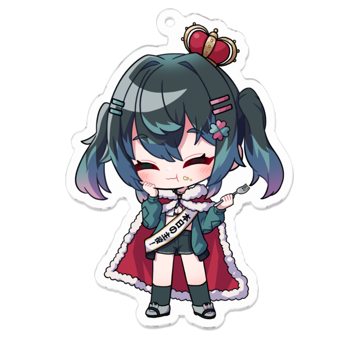 もぐもぐバージョン_アクリルキーホルダー - 70 x 70 (mm)(1)