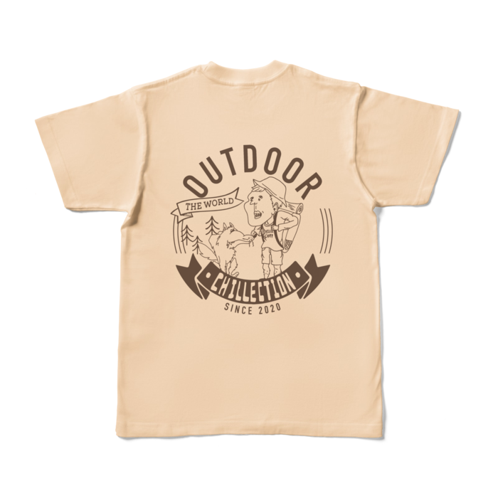 カラーTシャツ - S - ナチュラル (淡色)
