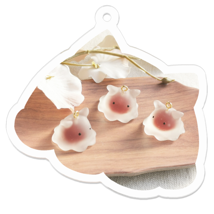 アクリルキーホルダー - 50 x 50 (mm)