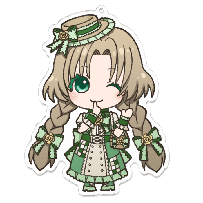 アクリルキーホルダー - 100 x 100 (mm)