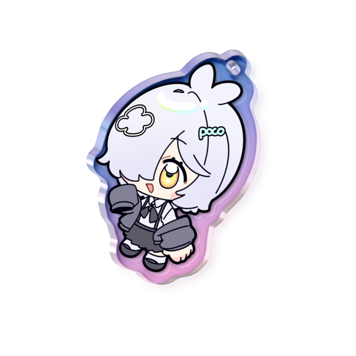 ミニぽこアクキー - 50 × 50mm