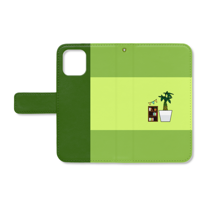 手帳型iPhoneケース - iPhone12 mini - ストラップ穴 あり
