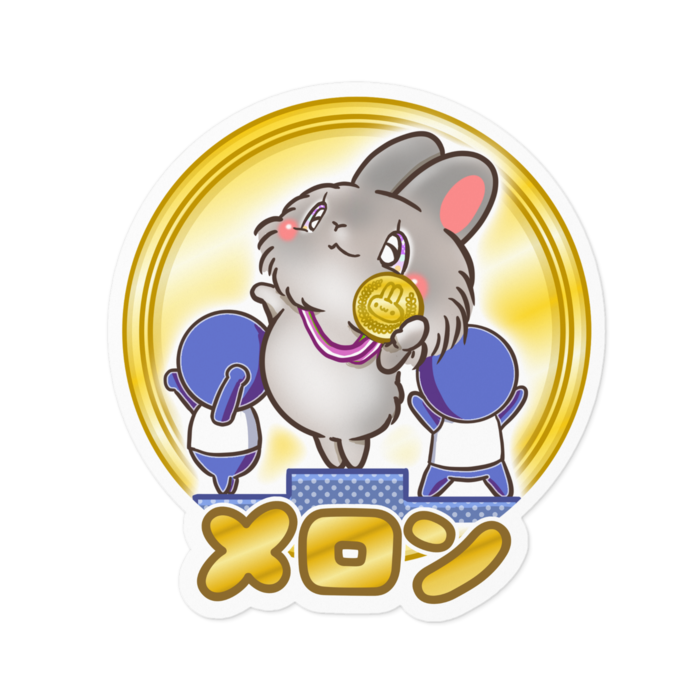 ステッカー - 100 x 100 (mm)