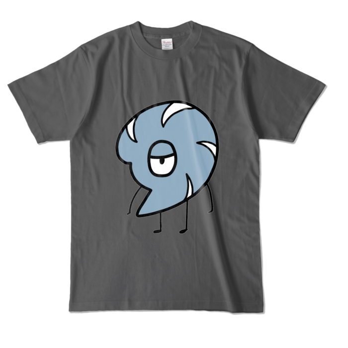 カラーTシャツ - L - チャコール (濃色)