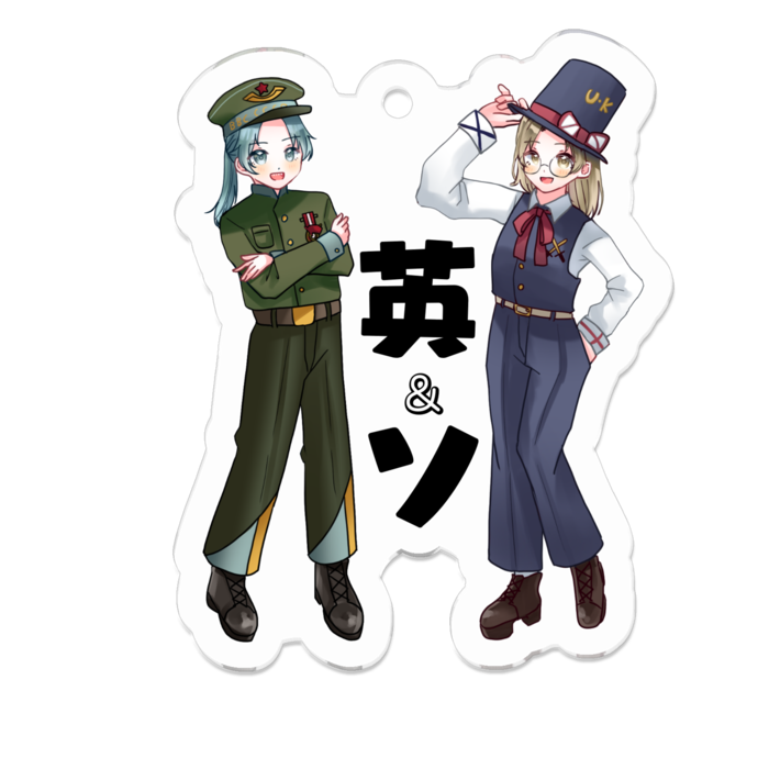 アクリルキーホルダー - 50 x 50 (mm)