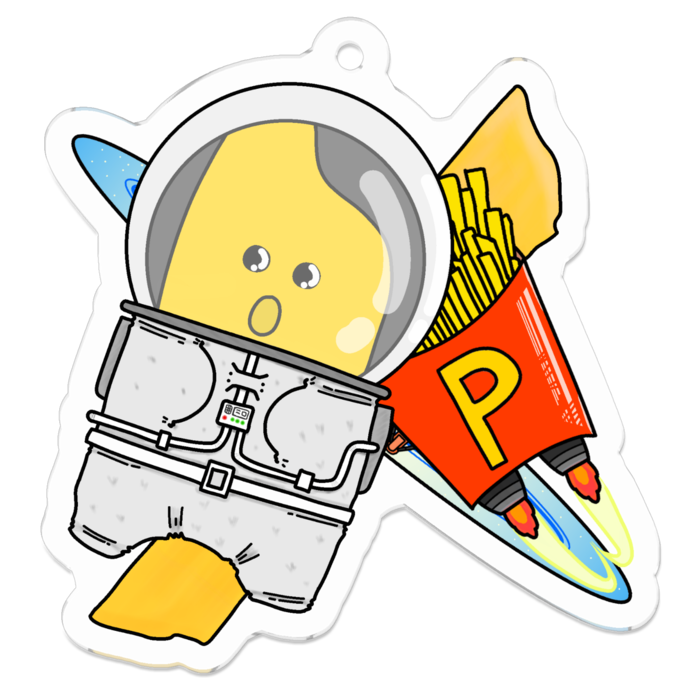 アクリルキーホルダー - 50 x 50 (mm)