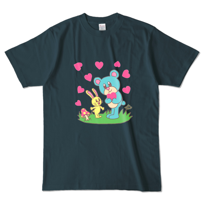 カラーTシャツ - L - デニム (濃色)