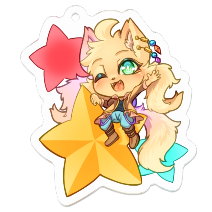 アクリルキーホルダー - 50 x 50 (mm)