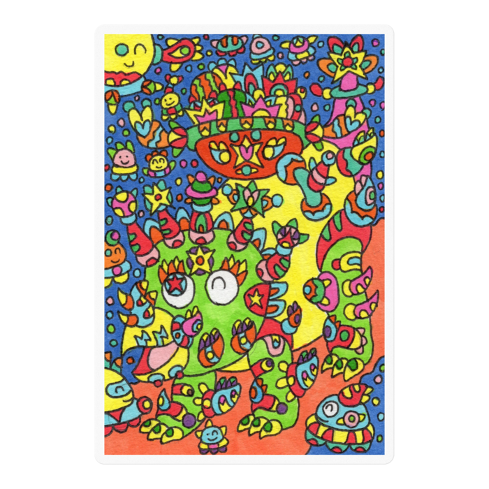 ステッカー - 100 x 100 (mm)(1)