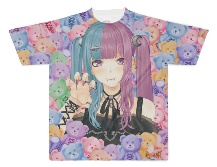 フルグラフィックTシャツ - XL - 両面印刷