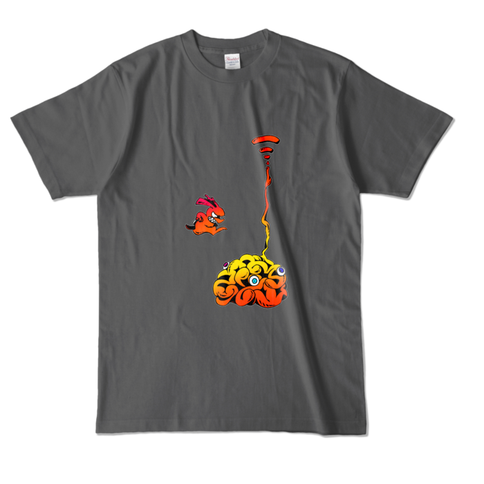 カラーTシャツ - L - チャコール (濃色)(1)
