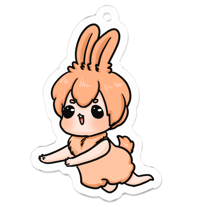 アクリルキーホルダー - 50 x 50 (mm)