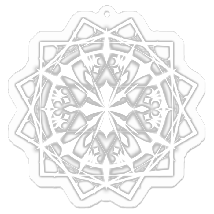 アクリルキーホルダー - 70 x 70 (mm)
