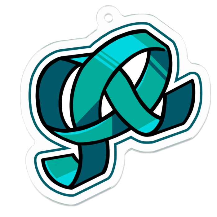 アクリルキーホルダー - 50 x 50 (mm)