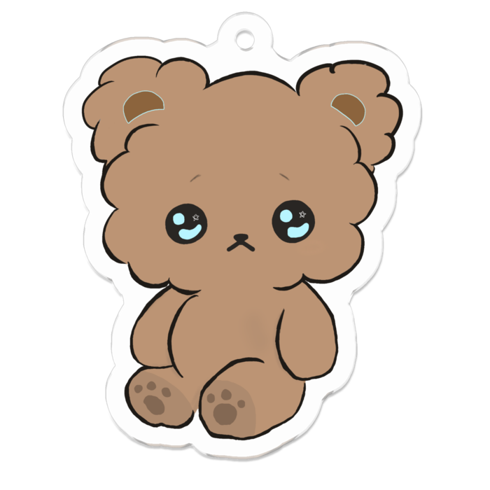 アクリルキーホルダー - 50 x 50 (mm)