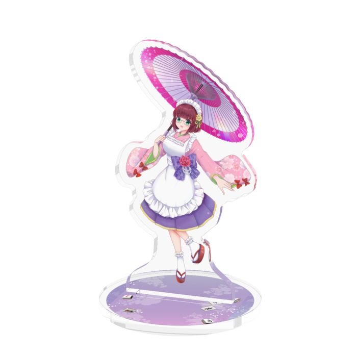 アクリルフィギュア - 春の和装メイド