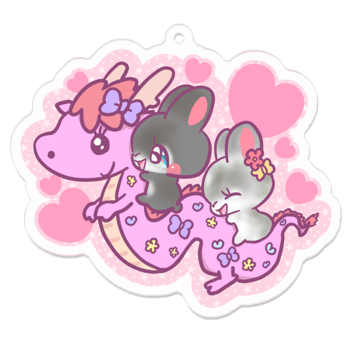 アクリルキーホルダー - 70 x 70 (mm)