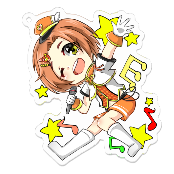 アクリルキーホルダー - 70 x 70 (mm)