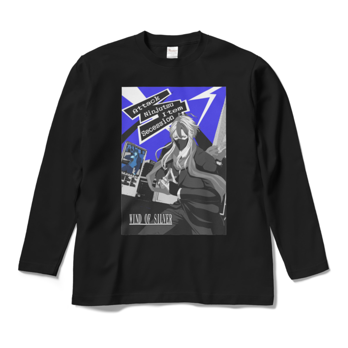 ロングスリーブTシャツ - M - ブラック