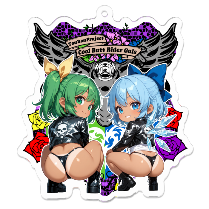 アクリルキーホルダー - 70 x 70 (mm)