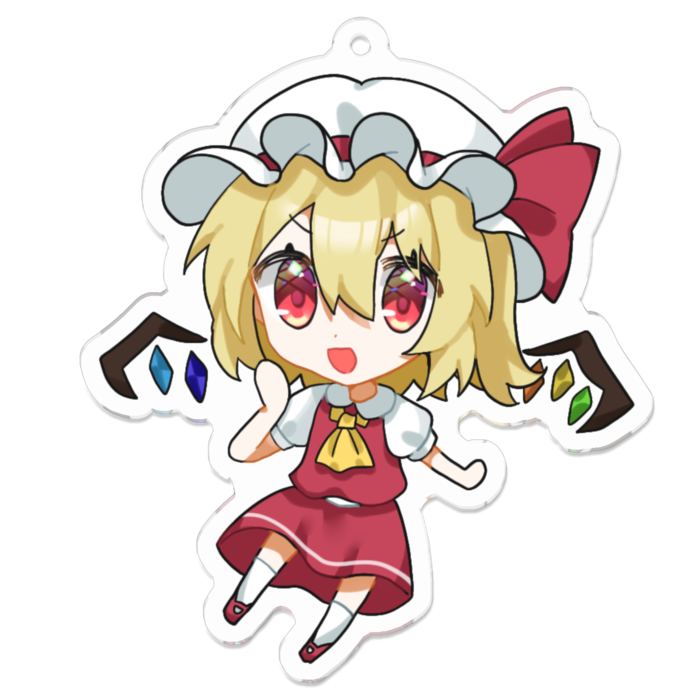 アクリルキーホルダー - 70 x 70 (mm)