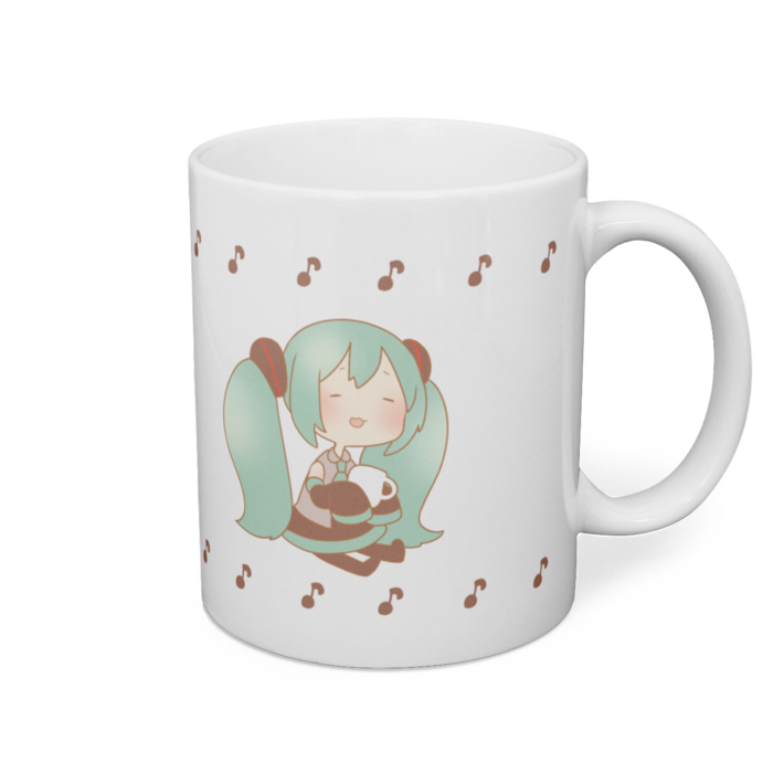 マグカップ - 直径8cm / 高さ9.5cm