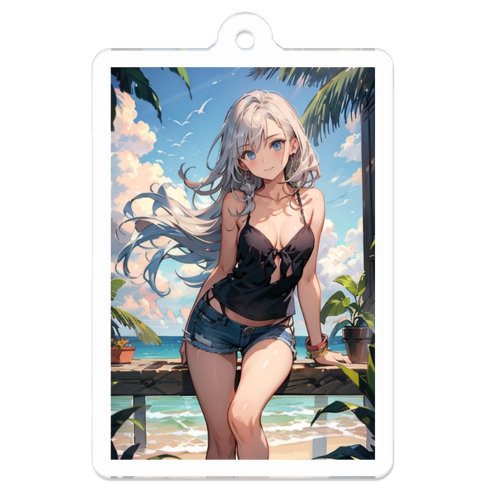 アクリルキーホルダー - 50 x 50 (mm)