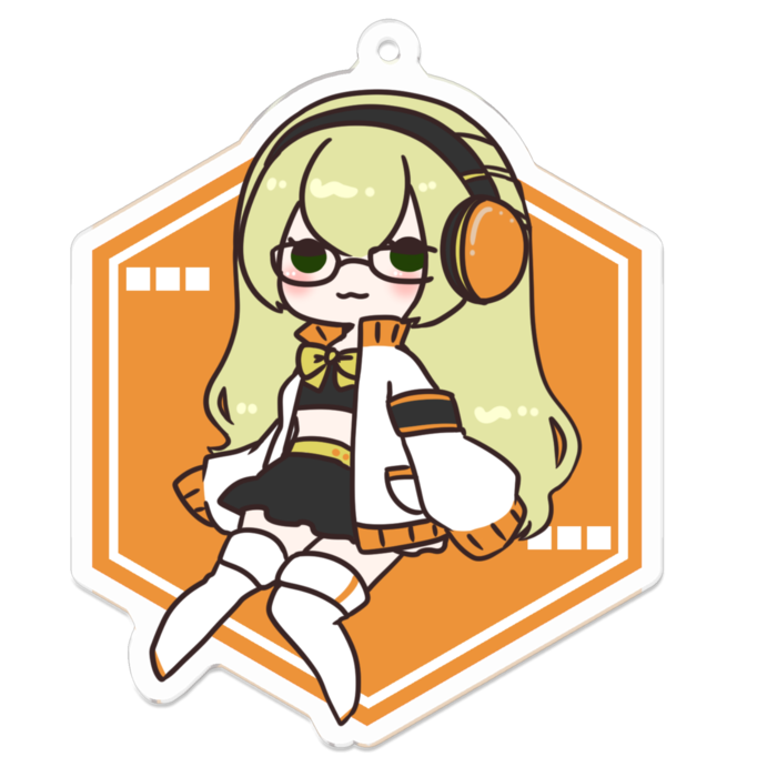 アクリルキーホルダー - 70 x 70 (mm)