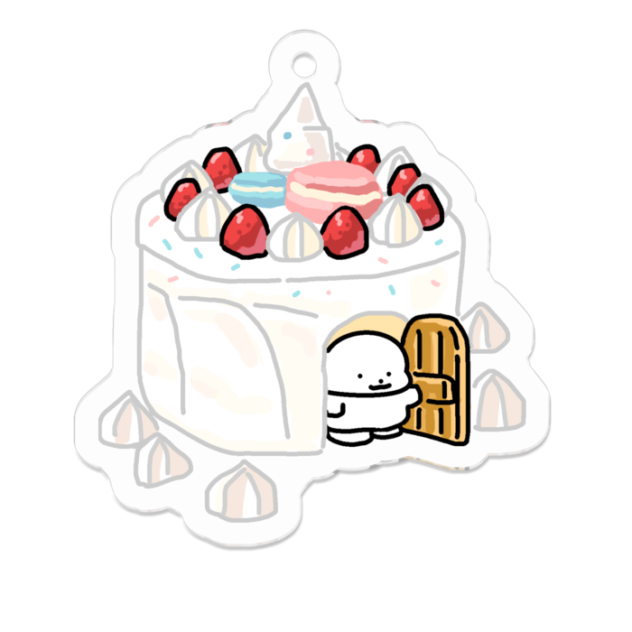 アクリルキーホルダー - 50 x 50 (mm)