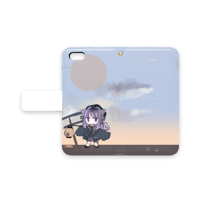 手帳型iPhoneケース - iPhone 5 / 5s / SE - ストラップ穴 あり
