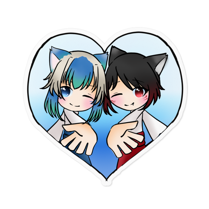 ステッカー - 100 x 100 (mm)