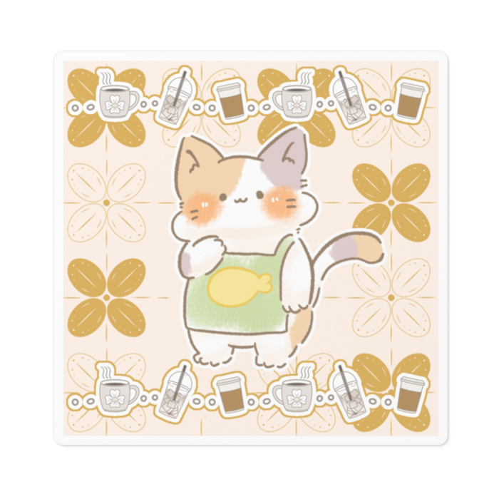 ステッカー - 100 x 100 (mm)